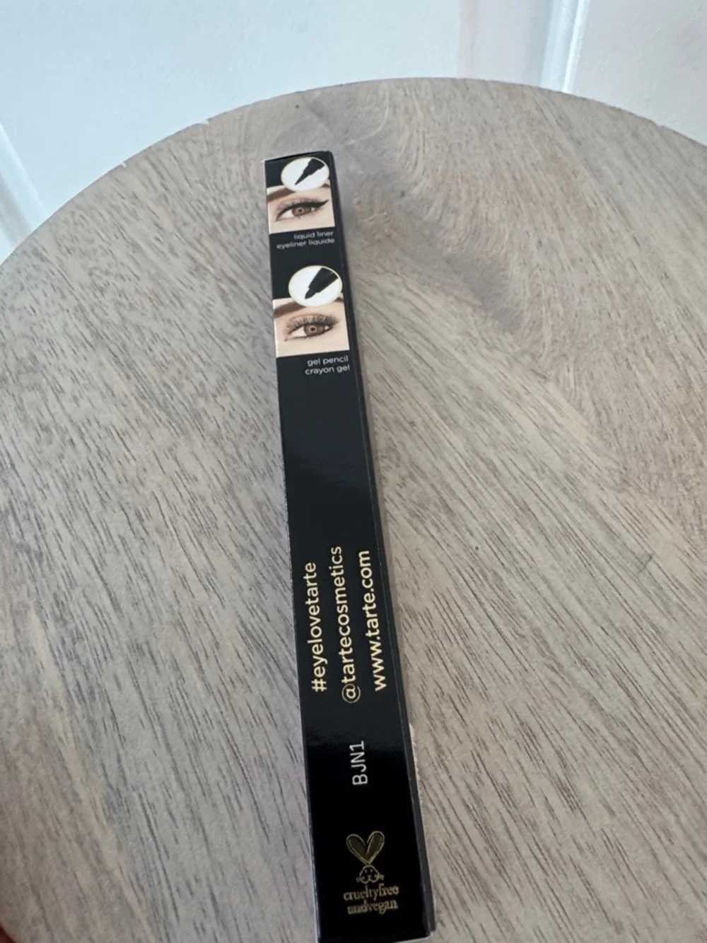 tarte Double Take Dual-Ended Black Liquid & Gel Pencil Crayon Eyeliner.